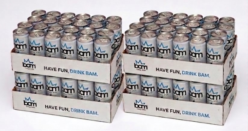4 confezioni BAM da 24 lattine